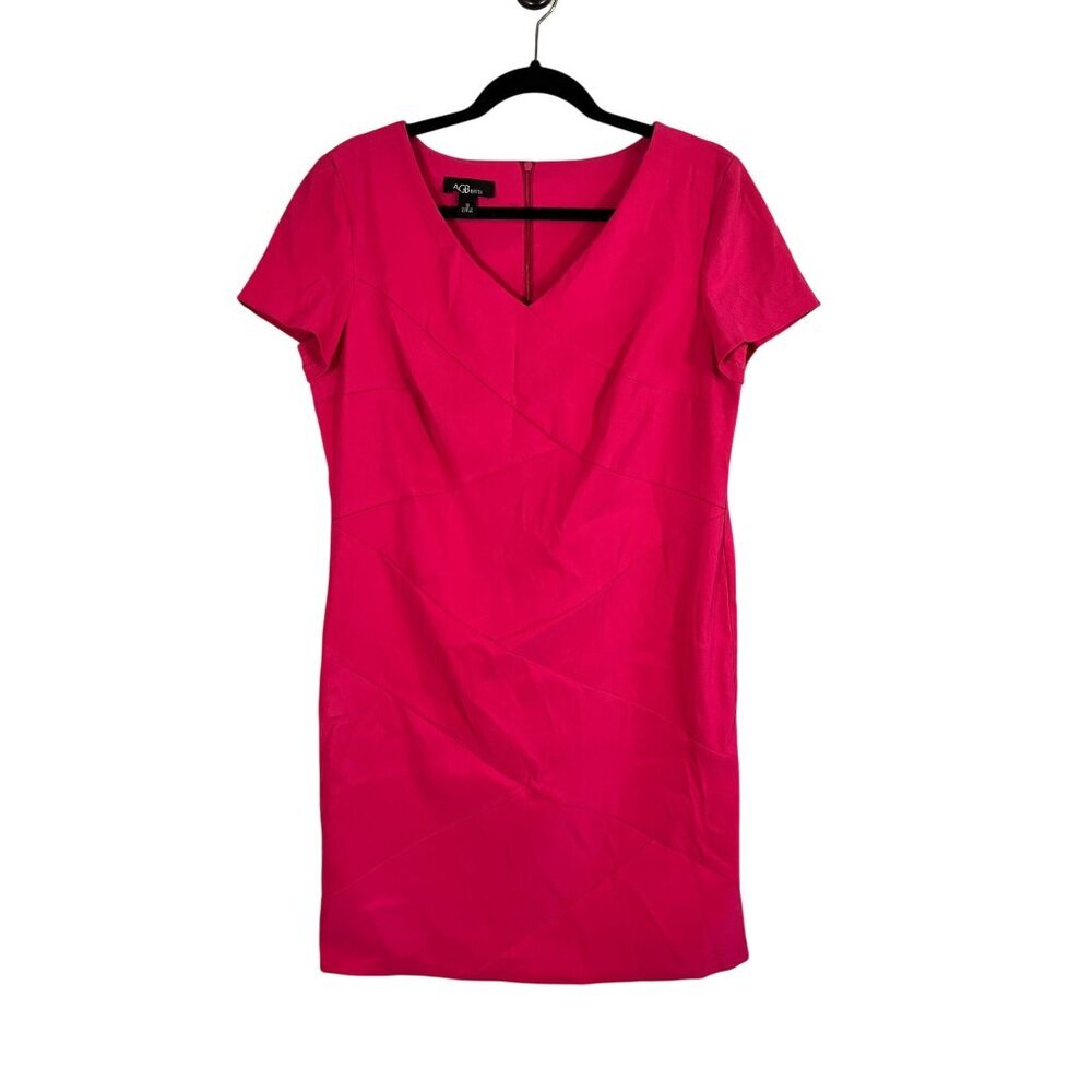 AGB Mini‎ Hot Pink Dress 12 Romantic Love Feminine Coquette Vibrant Chic Preppy